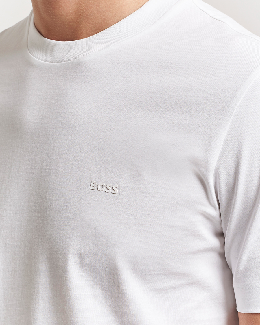 Herr | T-Shirts | BOSS BLACK | Thompson Crew Neck T-Shirt White