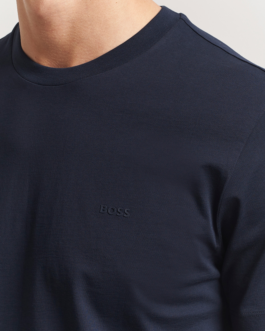 Herr | T-Shirts | BOSS BLACK | Thompson Crew Neck T-Shirt Dark Blue