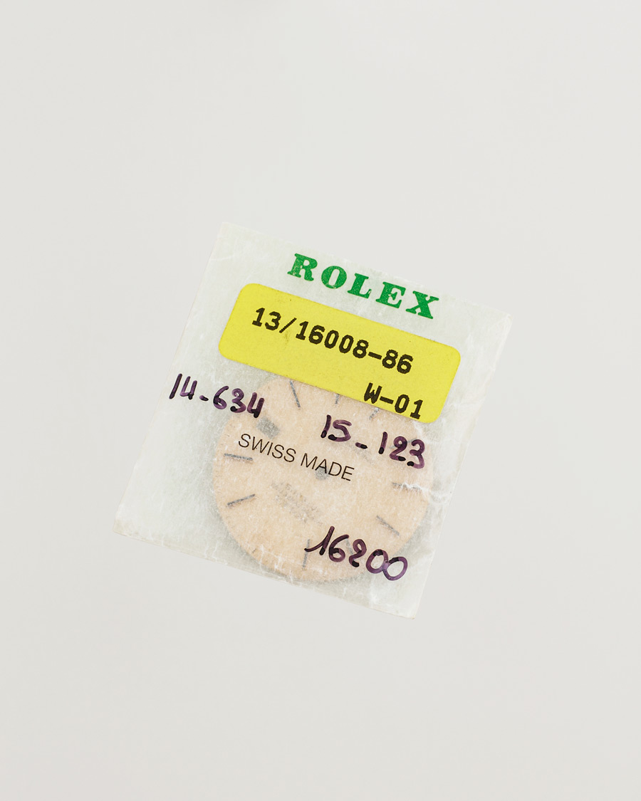 Herr | Pre-owned Tillbehör | Rolex Pre-Owned | Rolex Datejust 5 ref Linen Dial