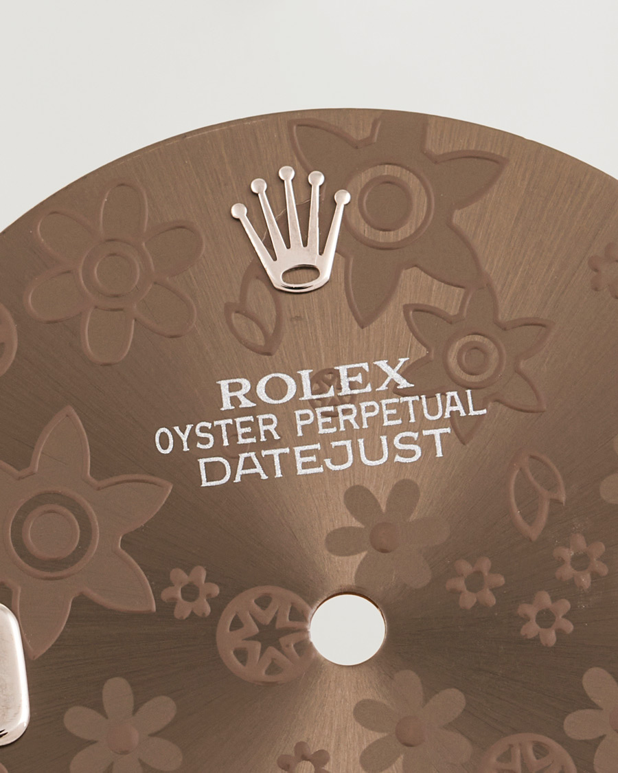 Herr | Pre-owned Tillbehör | Rolex Pre-Owned | Rolex Datejust 5-6 ref Flower Dial