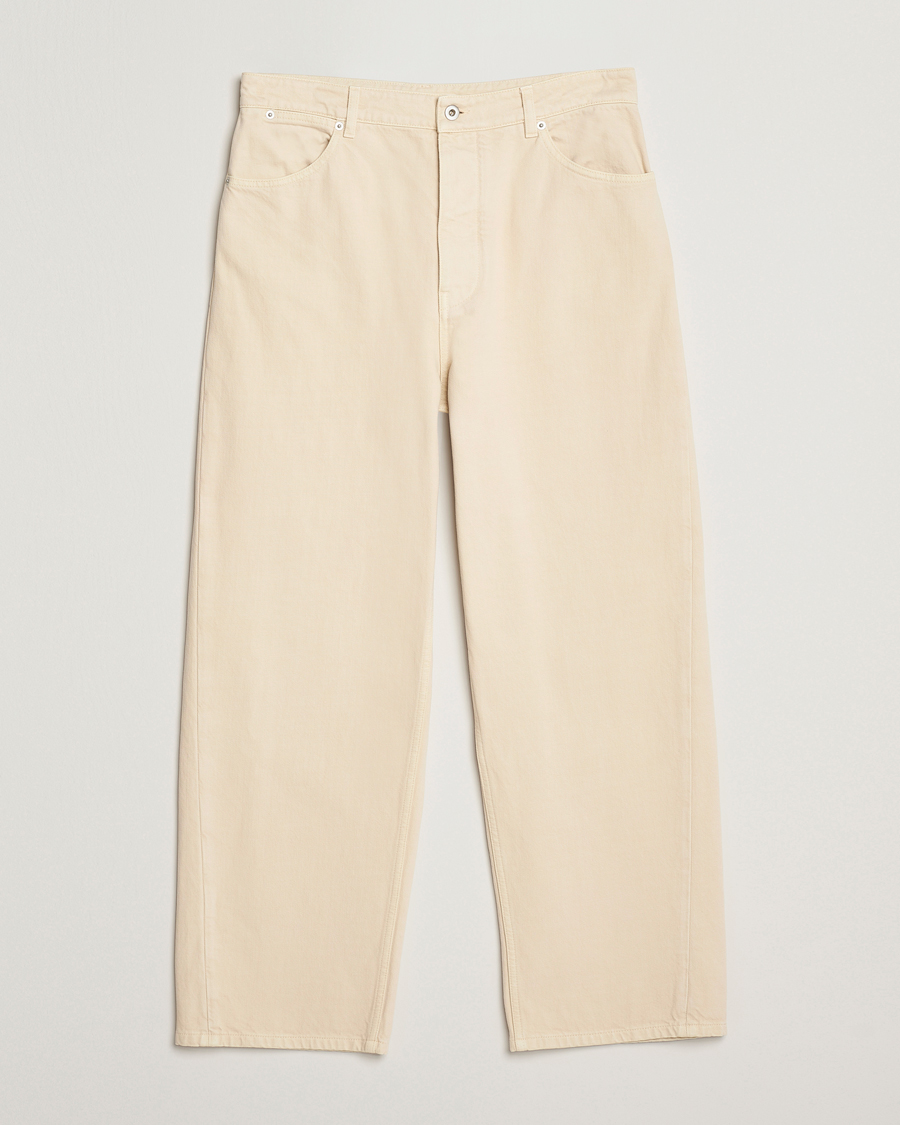 Herr | Byxor | Jil Sander | Loose Fit 5-Pocket Pants Oat