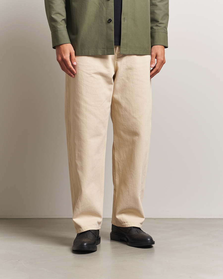 Herr | Byxor | Jil Sander | Loose Fit 5-Pocket Pants Oat