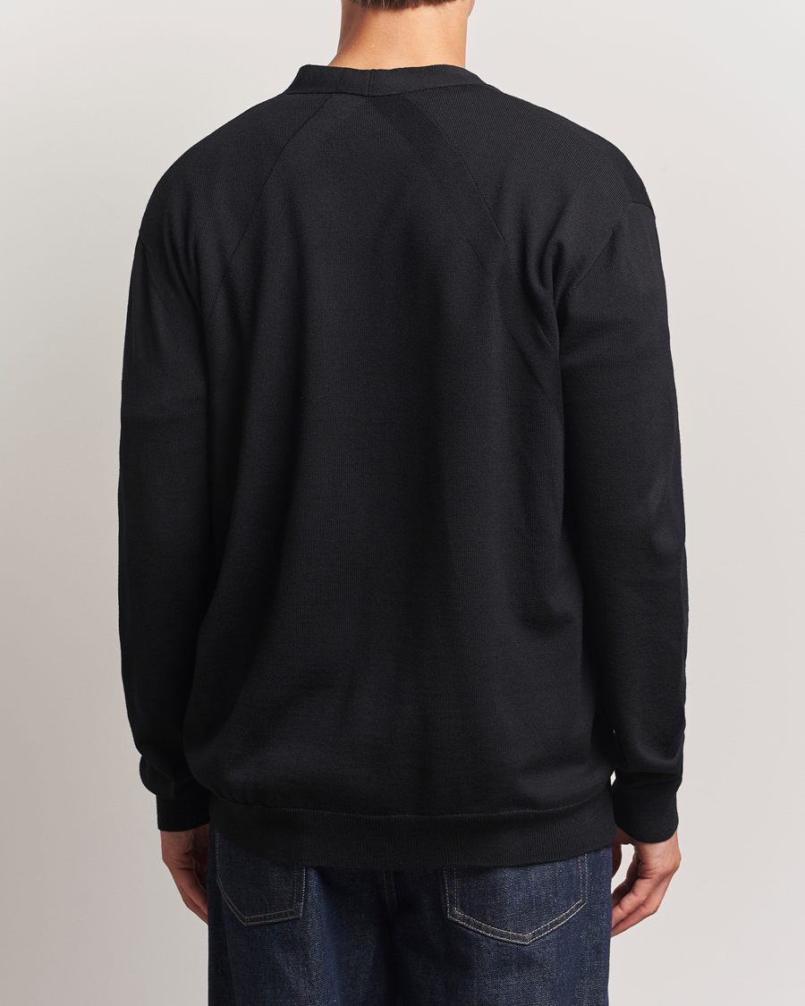 Herr | Tröjor | Jil Sander | Superfine Merino Cardigan Black
