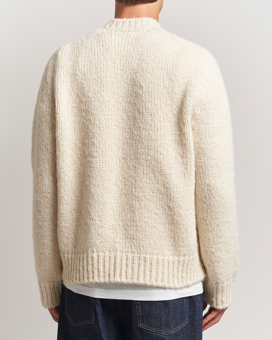 Herr | Tröjor | Jil Sander | Mohair Sweater Chalk