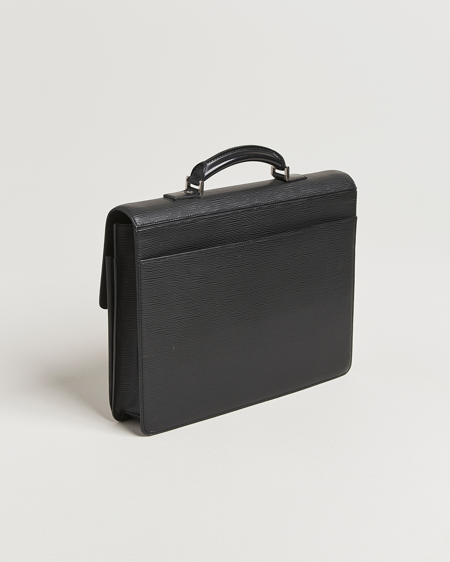 Herr | Louis Vuitton Pre-Owned Robusto Briefcase Black | Louis Vuitton Pre-Owned | Robusto Briefcase Black