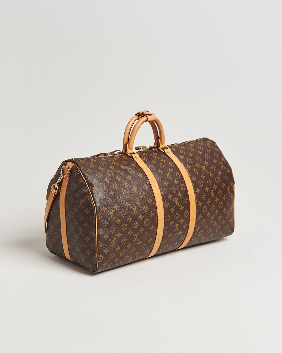 Herr | Pre-Owned & Vintage Bags | Louis Vuitton Pre-Owned | Keepall Bandoulière 55 Monogram
