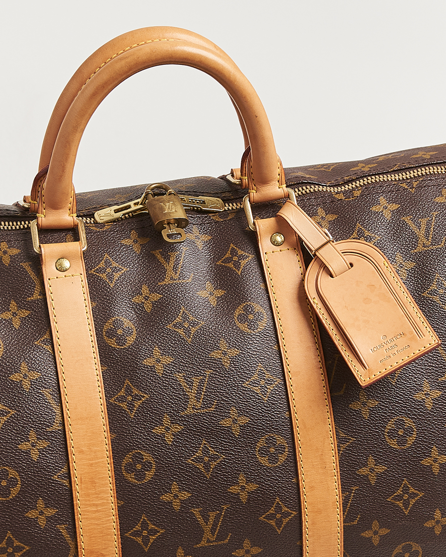 Herr | Pre-Owned & Vintage Bags | Louis Vuitton Pre-Owned | Keepall Bandoulière 55 Monogram