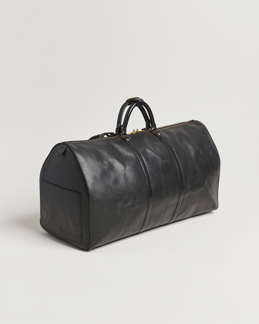 Herr | Pre-Owned & Vintage Bags | Louis Vuitton Pre-Owned | Keepall 60 Epi Leather Black