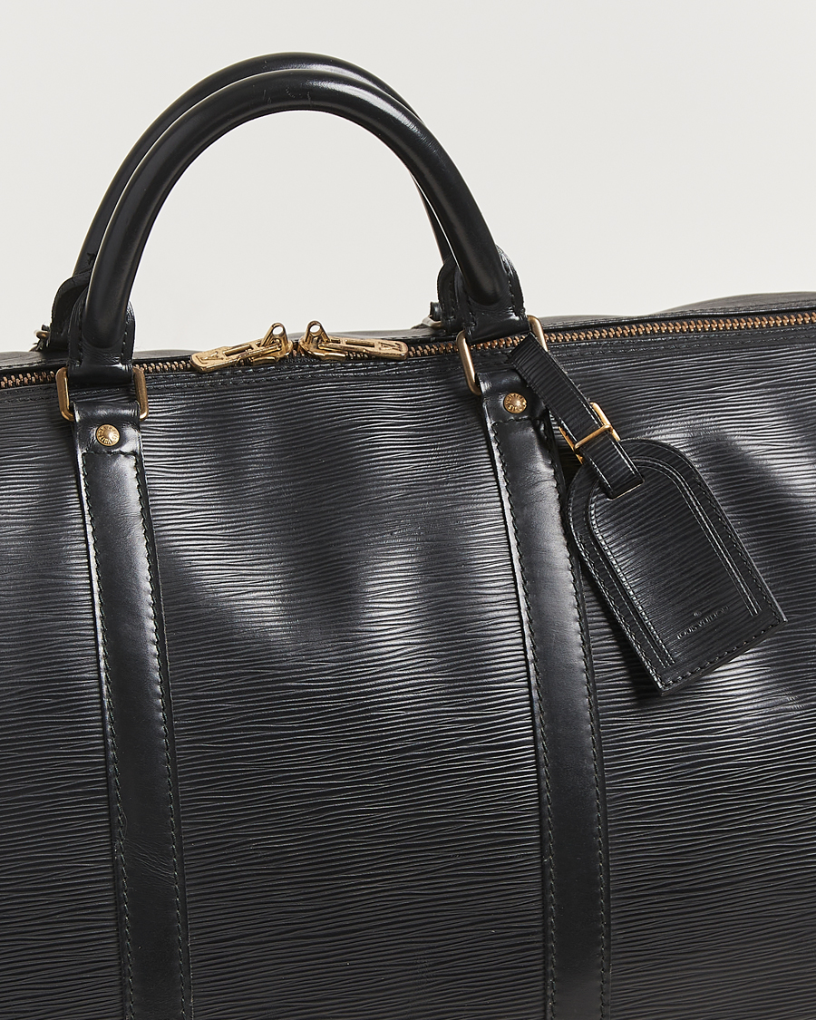Herr | Pre-Owned & Vintage Bags | Louis Vuitton Pre-Owned | Keepall 60 Epi Leather Black