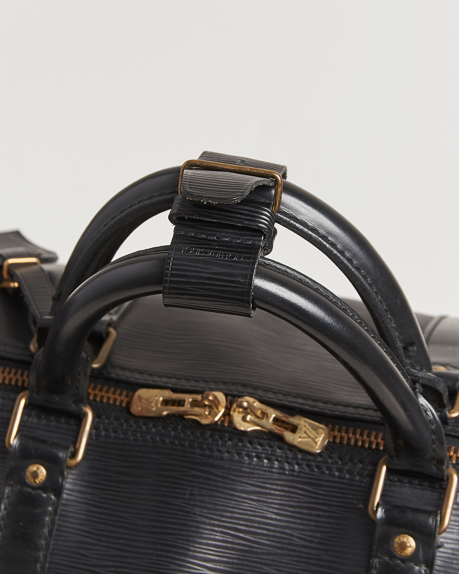 Herr | Pre-Owned & Vintage Bags | Louis Vuitton Pre-Owned | Keepall 60 Epi Leather Black