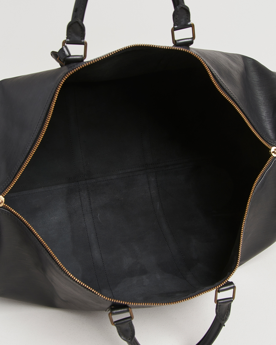 Herr | Pre-Owned & Vintage Bags | Louis Vuitton Pre-Owned | Keepall 60 Epi Leather Black
