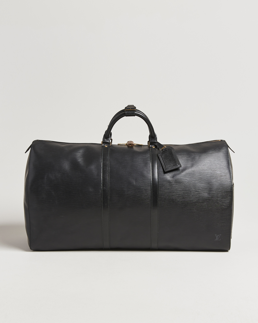 Herr | Pre-Owned & Vintage Bags | Louis Vuitton Pre-Owned | Keepall 60 Epi Leather Black