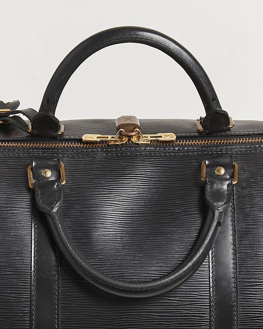 Herr | Pre-Owned & Vintage Bags | Louis Vuitton Pre-Owned | Keepall 60 Epi Leather Black