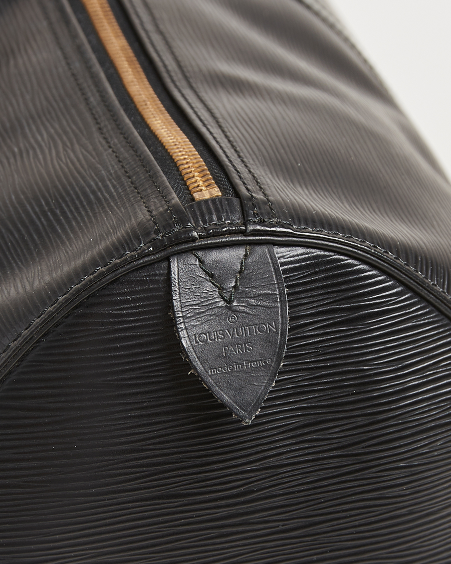 Herr | Pre-Owned & Vintage Bags | Louis Vuitton Pre-Owned | Keepall 60 Epi Leather Black