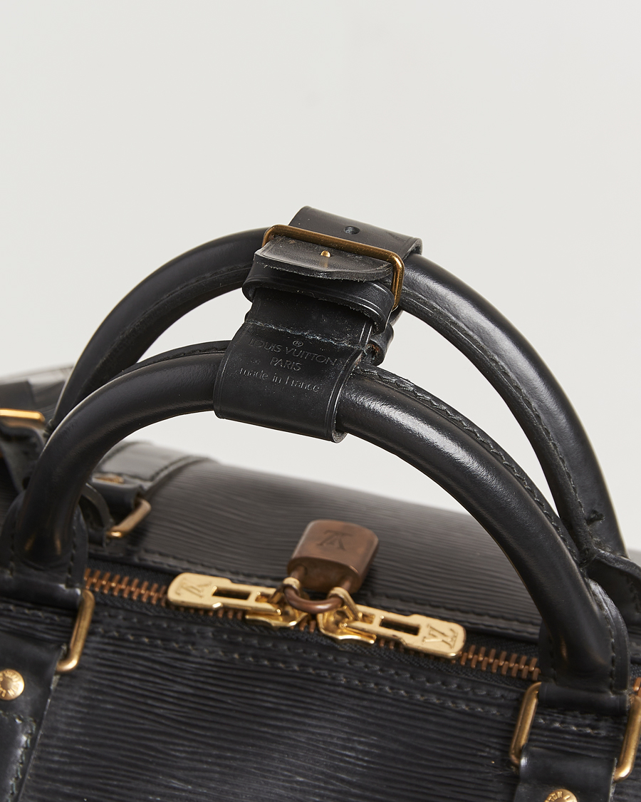 Herr | Pre-Owned & Vintage Bags | Louis Vuitton Pre-Owned | Keepall 60 Epi Leather Black