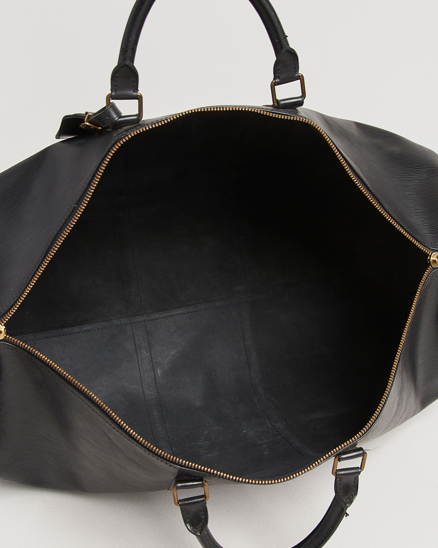 Herr | Pre-Owned & Vintage Bags | Louis Vuitton Pre-Owned | Keepall 60 Epi Leather Black