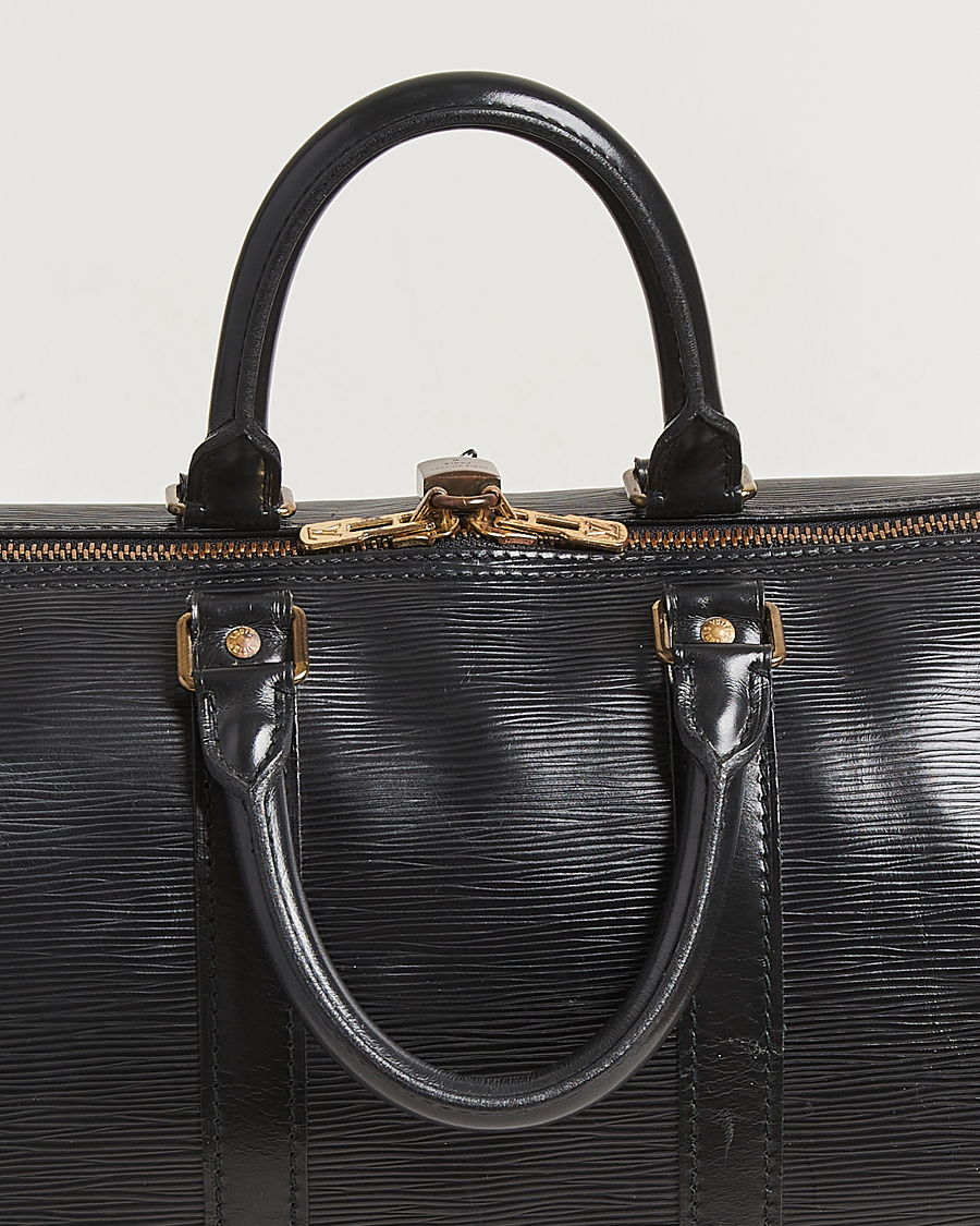 Herr | Pre-Owned & Vintage Bags | Louis Vuitton Pre-Owned | Keepall 45 Epi Leather Black