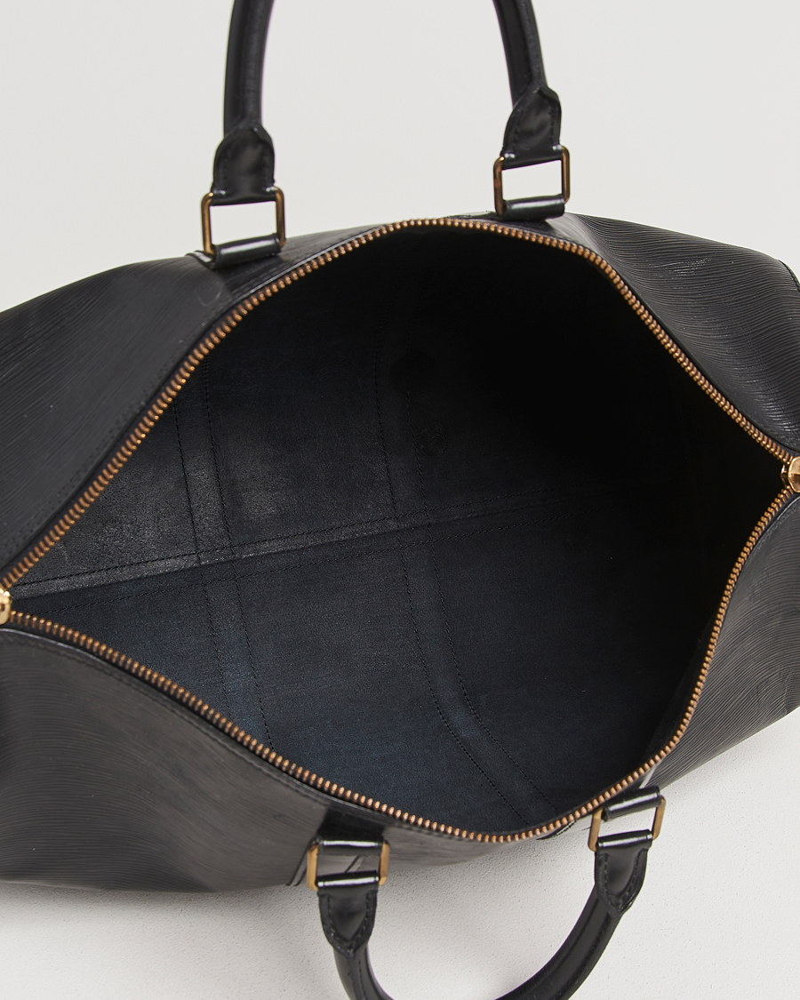 Herr | Pre-Owned & Vintage Bags | Louis Vuitton Pre-Owned | Keepall 45 Epi Leather Black