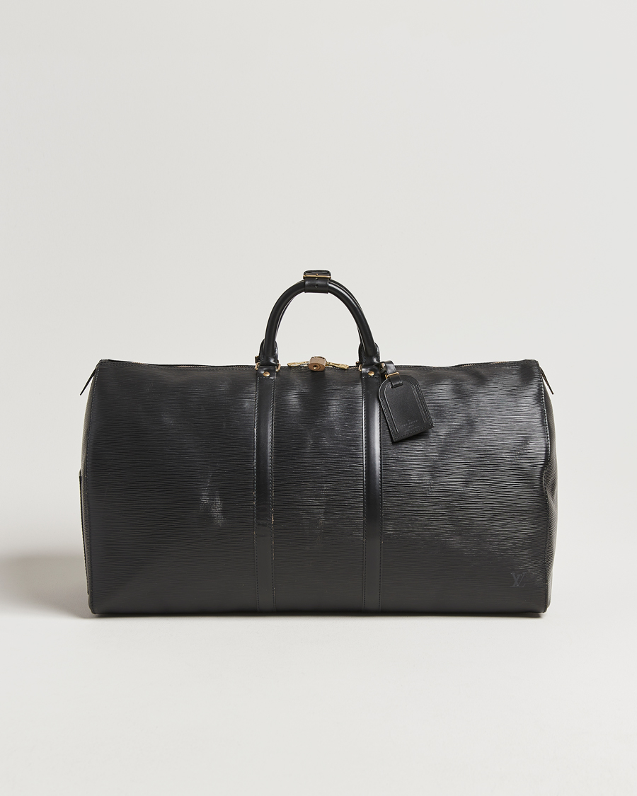 Herr | Pre-Owned & Vintage Bags | Louis Vuitton Pre-Owned | Keepall 55 Epi Leather Black