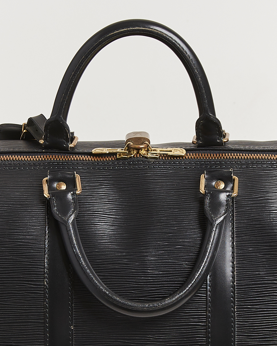 Herr | Pre-Owned & Vintage Bags | Louis Vuitton Pre-Owned | Keepall 55 Epi Leather Black