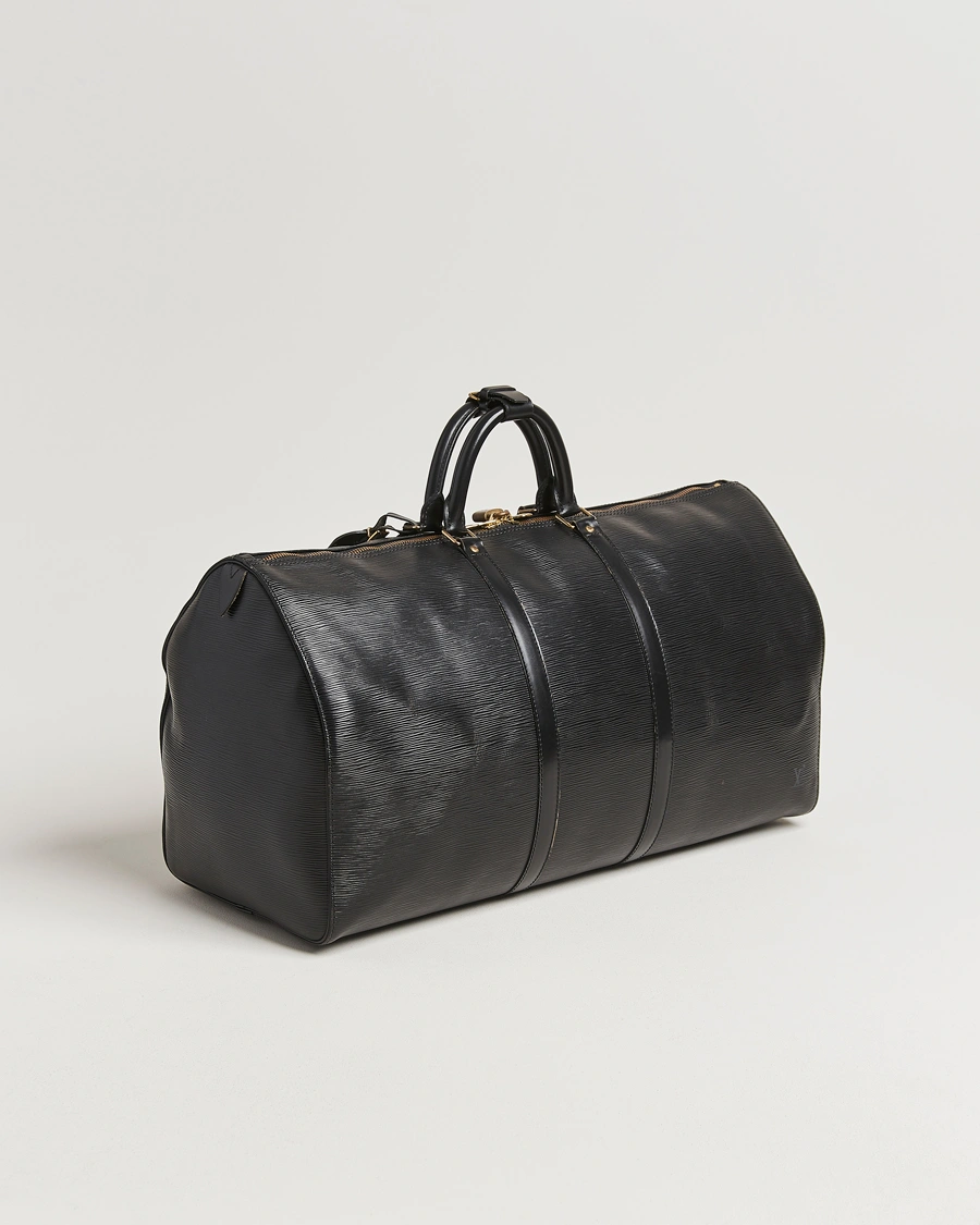 Herr | Pre-Owned & Vintage Bags | Louis Vuitton Pre-Owned | Keepall 55 Epi Leather Black