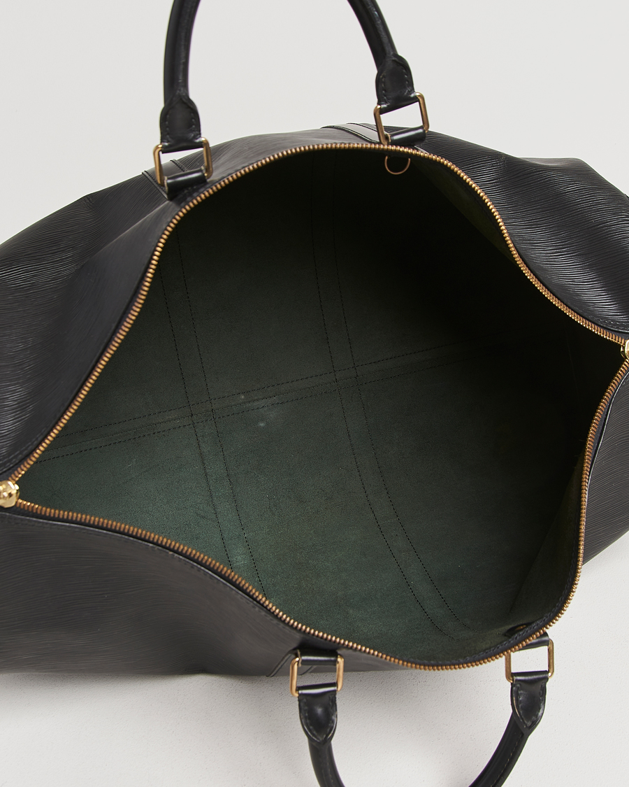 Herr | Pre-Owned & Vintage Bags | Louis Vuitton Pre-Owned | Keepall 55 Epi Leather Black