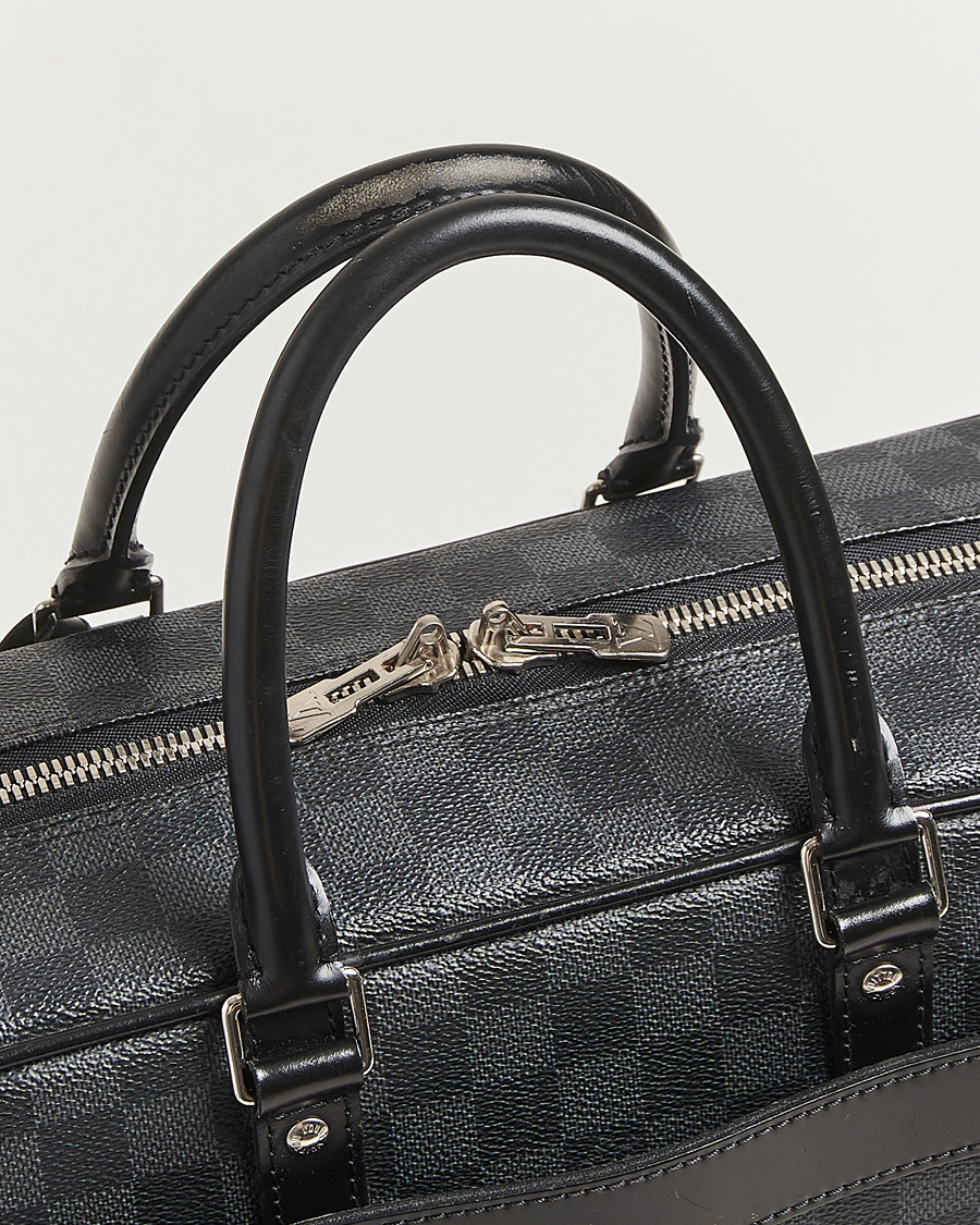 Herr | Pre-Owned & Vintage Bags | Louis Vuitton Pre-Owned | Porte-Documents Voyage Briefcase Damier Graphite