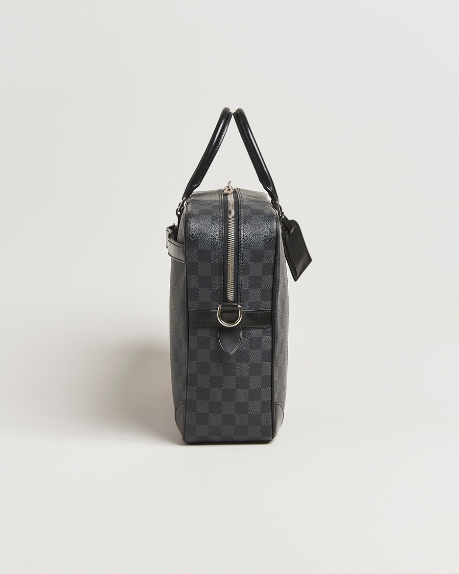 Herr | Pre-Owned & Vintage Bags | Louis Vuitton Pre-Owned | Porte-Documents Voyage Briefcase Damier Graphite