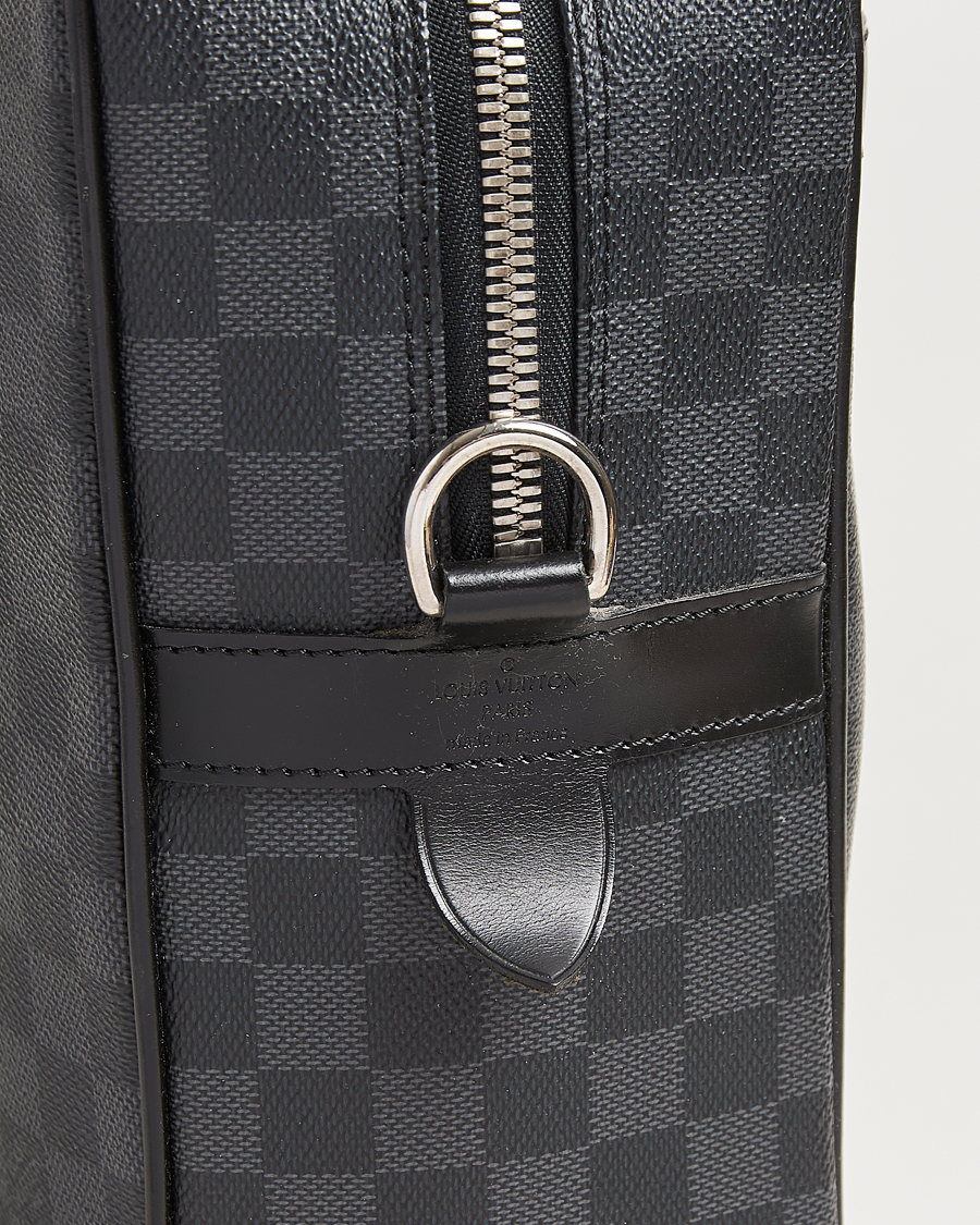 Herr | Pre-Owned & Vintage Bags | Louis Vuitton Pre-Owned | Porte-Documents Voyage Briefcase Damier Graphite