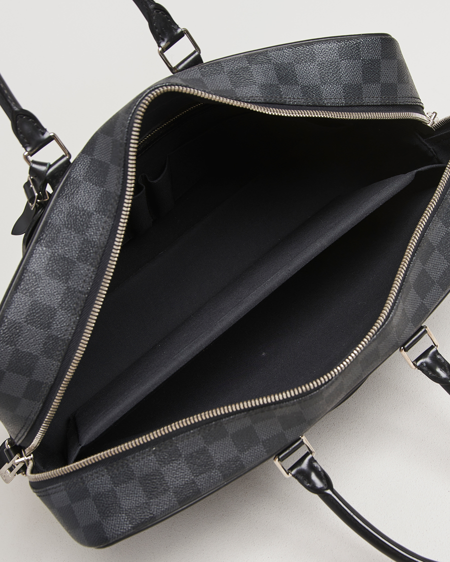 Herr | Pre-Owned & Vintage Bags | Louis Vuitton Pre-Owned | Porte-Documents Voyage Briefcase Damier Graphite