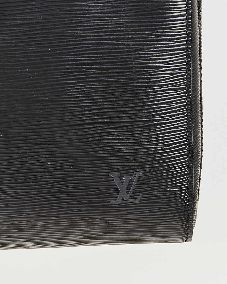 Herr | Pre-Owned & Vintage Bags | Louis Vuitton Pre-Owned | Keepall 45 Epi Leather Black