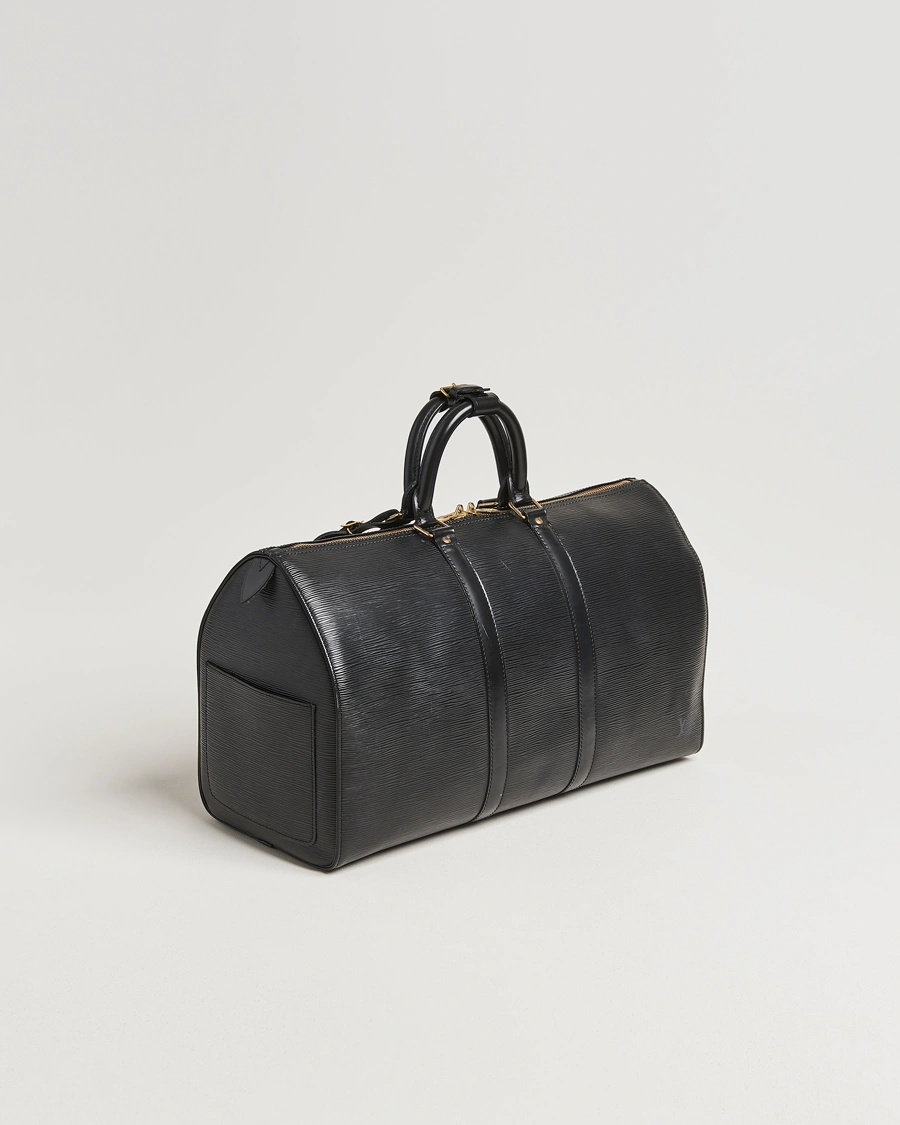 Herr | Pre-Owned & Vintage Bags | Louis Vuitton Pre-Owned | Keepall 45 Epi Leather Black