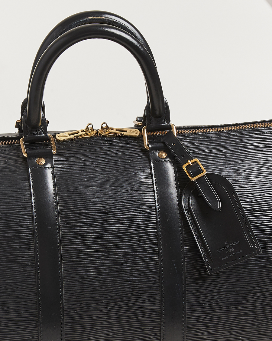 Herr | Pre-Owned & Vintage Bags | Louis Vuitton Pre-Owned | Keepall 45 Epi Leather Black