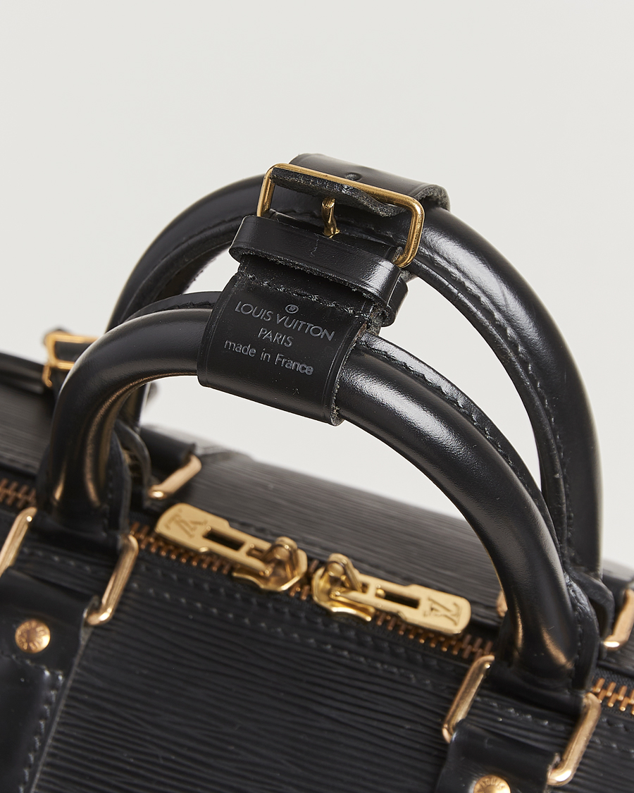 Herr | Pre-Owned & Vintage Bags | Louis Vuitton Pre-Owned | Keepall 45 Epi Leather Black