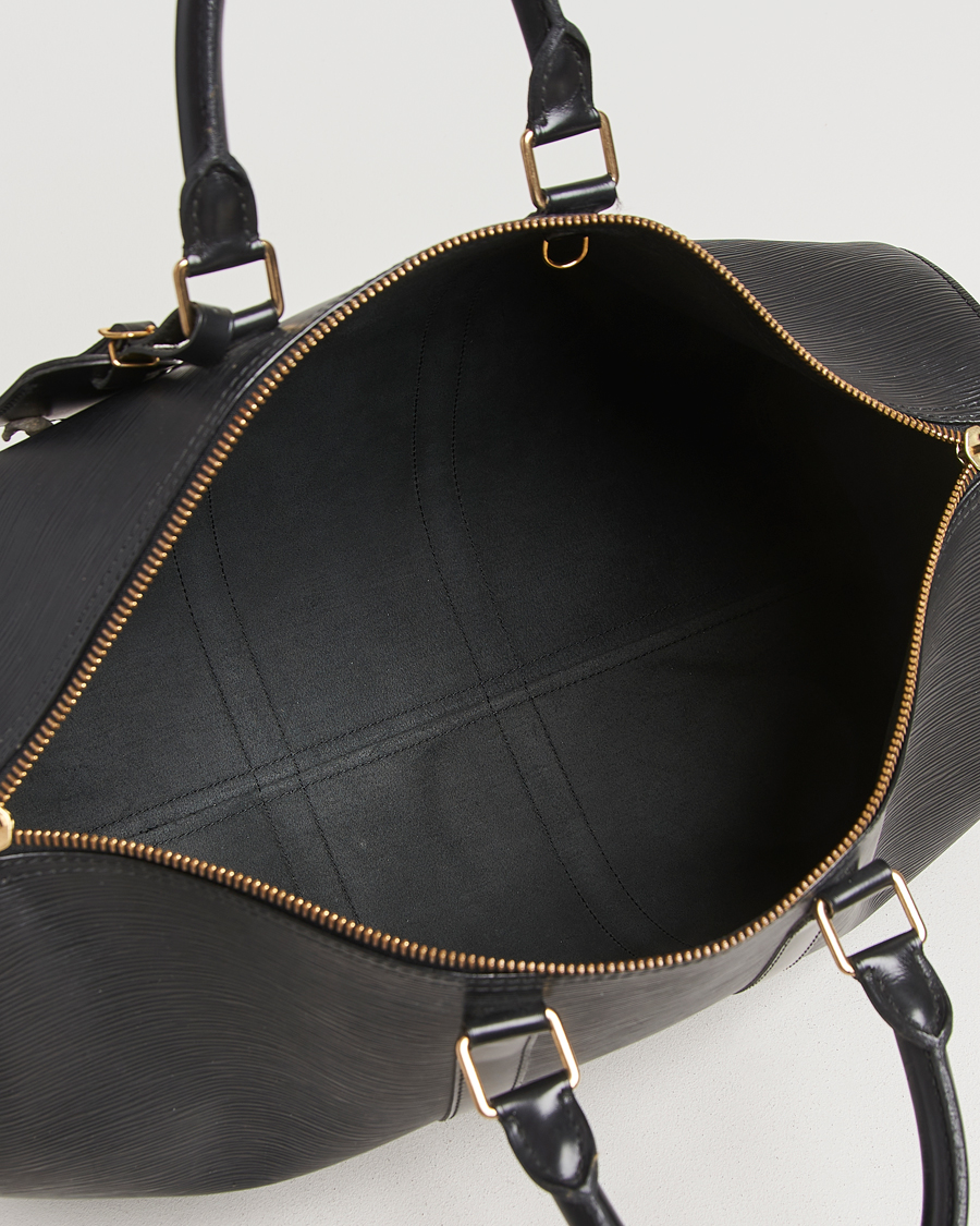 Herr | Pre-Owned & Vintage Bags | Louis Vuitton Pre-Owned | Keepall 45 Epi Leather Black