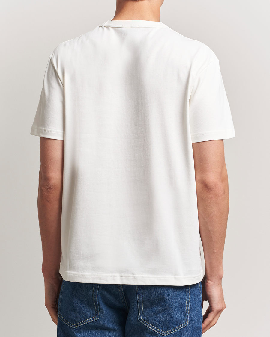Herr | T-Shirts | A.P.C. | Boxy Fit Petit VPC T-Shirt White/Dark Navy