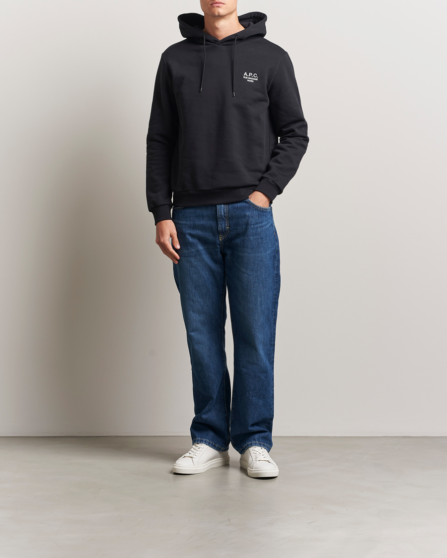 Herr | Tröjor | A.P.C. | Rue Madame Hoodie Black/White