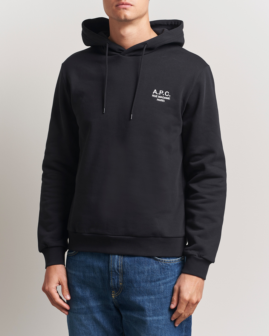 Herr | Tröjor | A.P.C. | Rue Madame Hoodie Black/White