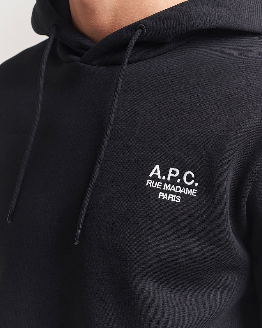 Herr | Tröjor | A.P.C. | Rue Madame Hoodie Black/White