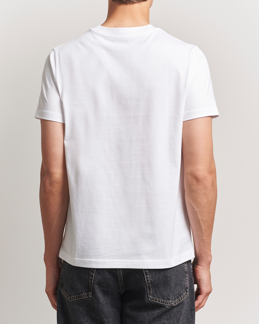 Herr | T-Shirts | A.P.C. | Embroidered APC T-Shirt White