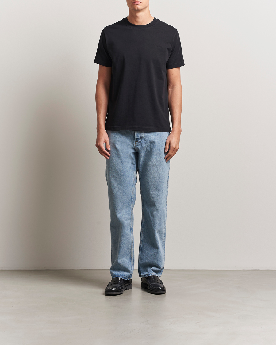 Herr | T-Shirts | A.P.C. | Embroidered APC T-Shirt Black
