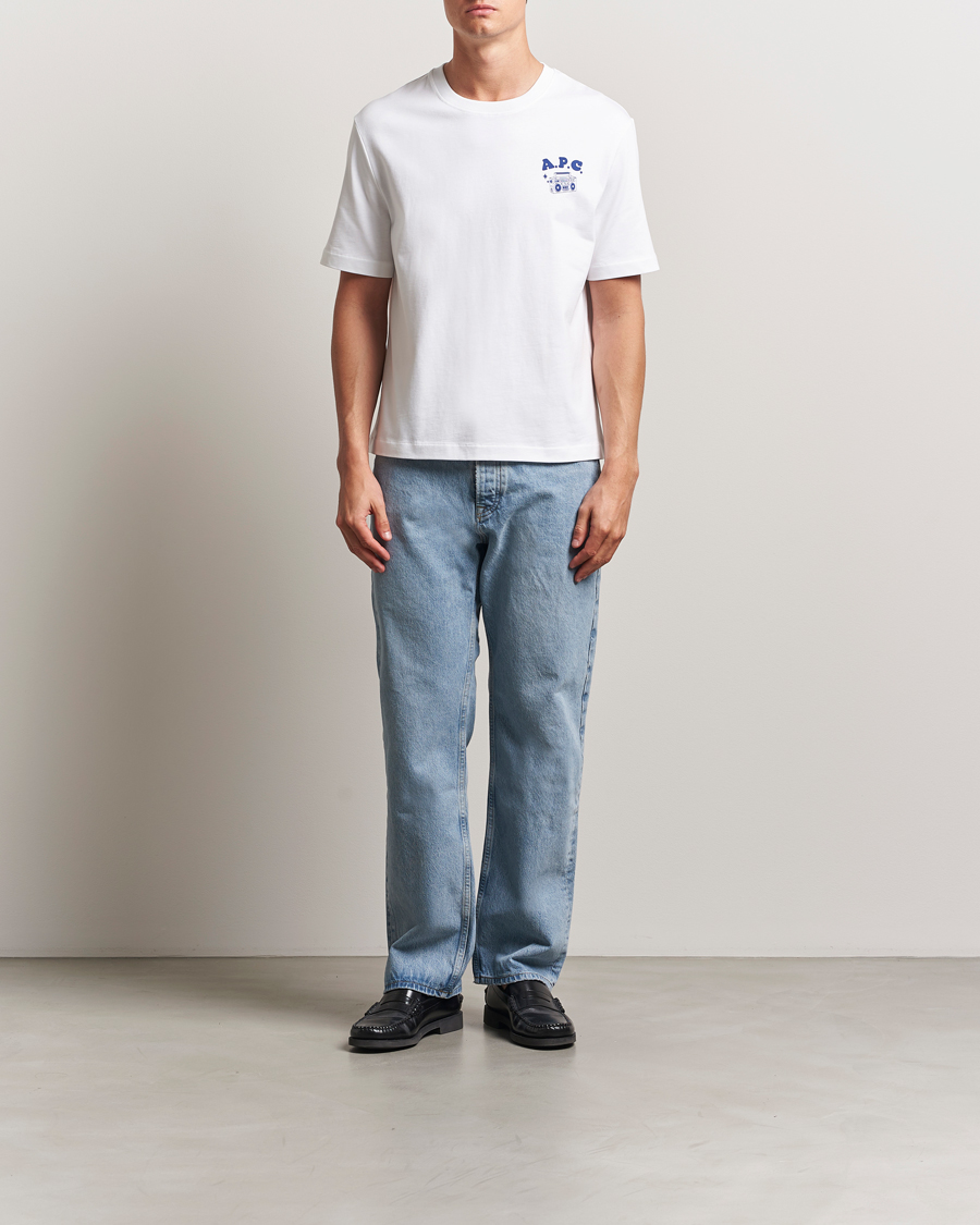 Herr | T-Shirts | A.P.C. | Disco T-Shirt White
