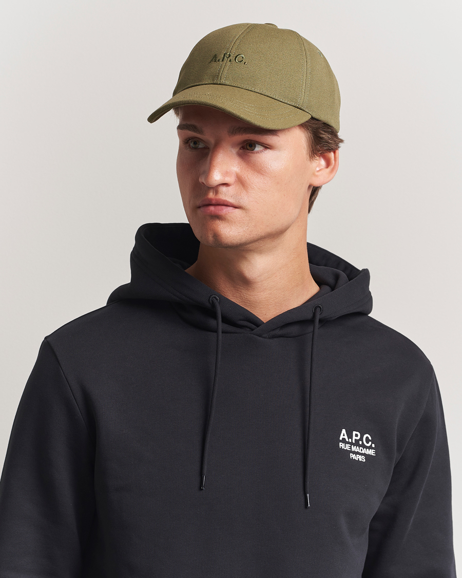 Herr | Hattar & kepsar | A.P.C. | A.P.C.Charlie Baseball CapKhaki Green