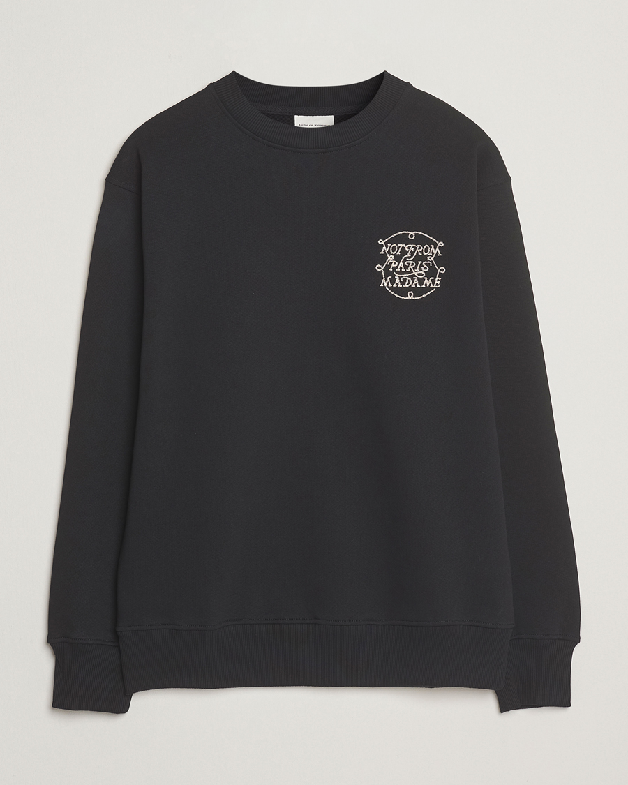 Herr | Tröjor | Drôle de Monsieur | Slogan Tresses Sweatshirt Black