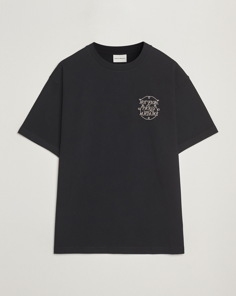 Herr | T-Shirts | Drôle de Monsieur | Slogan Tresses T-Shirt Black