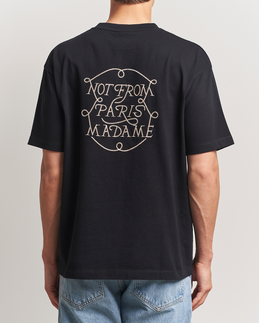 Herr | T-Shirts | Drôle de Monsieur | Slogan Tresses T-Shirt Black