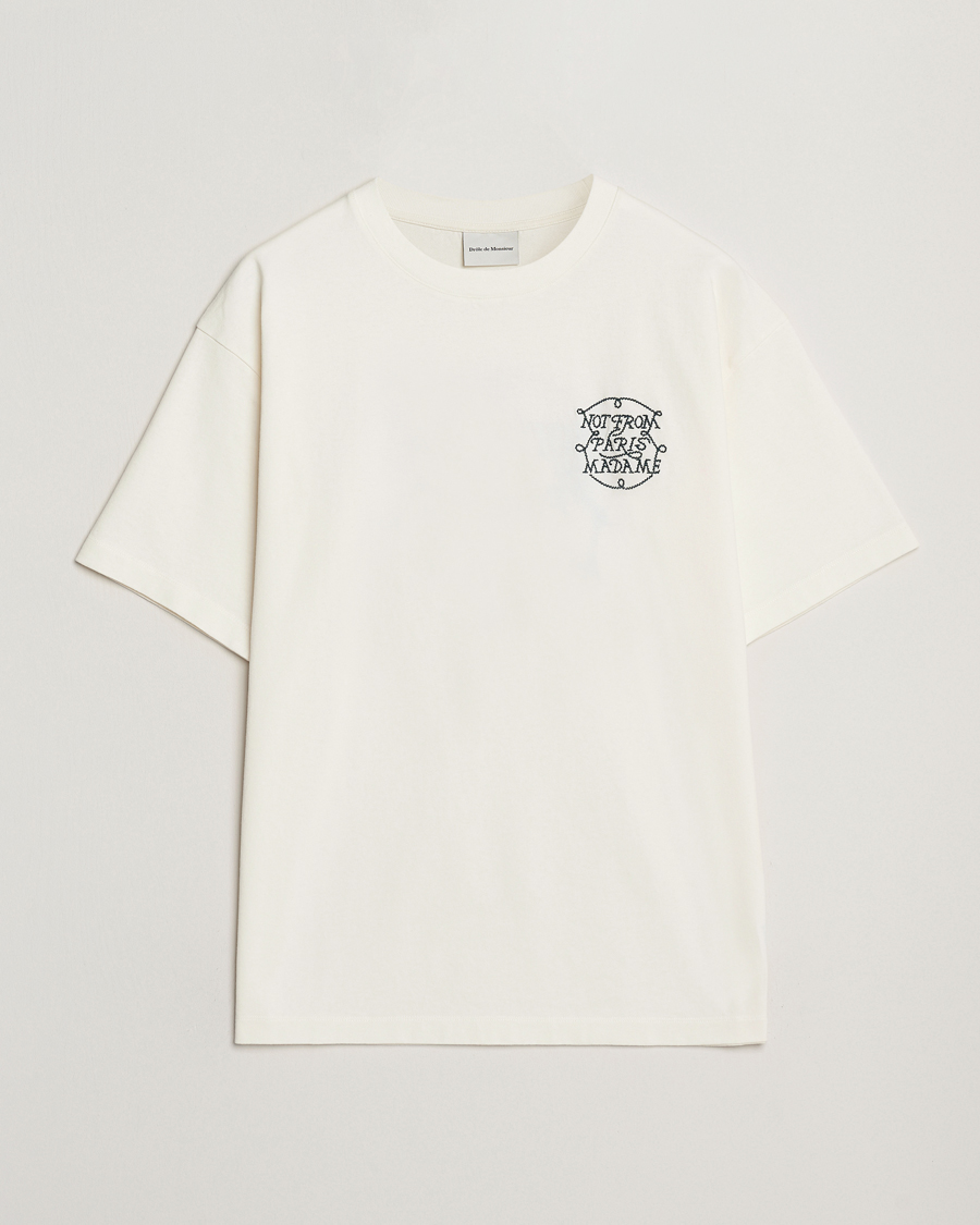 Herr | T-Shirts | Drôle de Monsieur | Slogan Tresses T-Shirt Off White