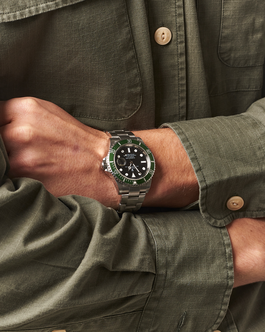Herr | Rolex Pre-Owned Submariner Kermit | Rolex Pre-Owned | Submariner Kermit