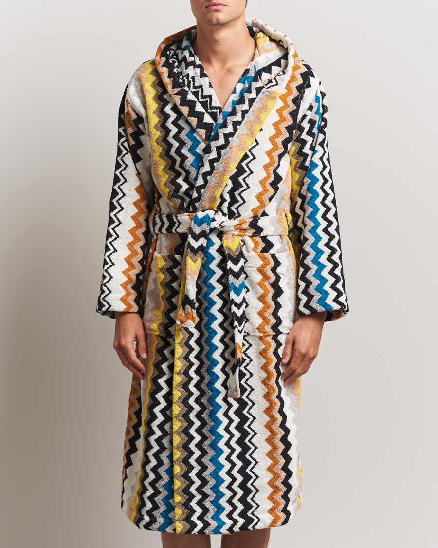 Herr | Pyjamas & Morgonrockar | Missoni Home | Best Bathrobe Black Multi