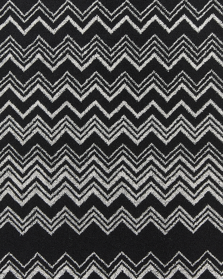 Herr | Textilier | Missoni Home | Keith Hand Towel 70x40cm Black/White
